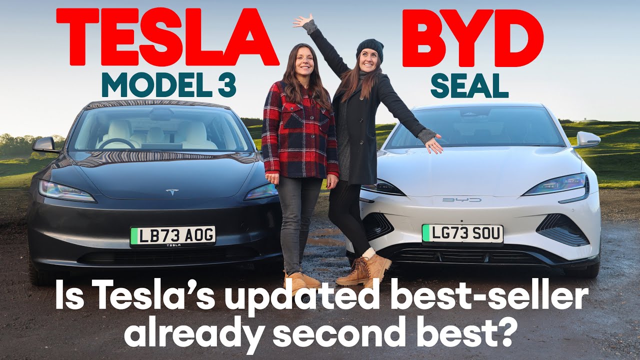 Tesla Model 3 vs BYD Seal TESTED – Is Tesla’s newcomer already second best? | Electrifying