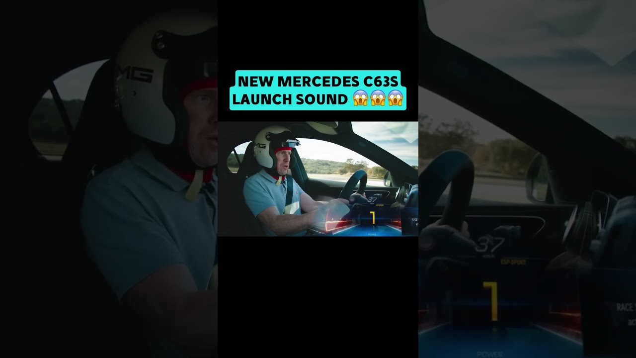 New Mercedes C63s launch sound!!! 😱
