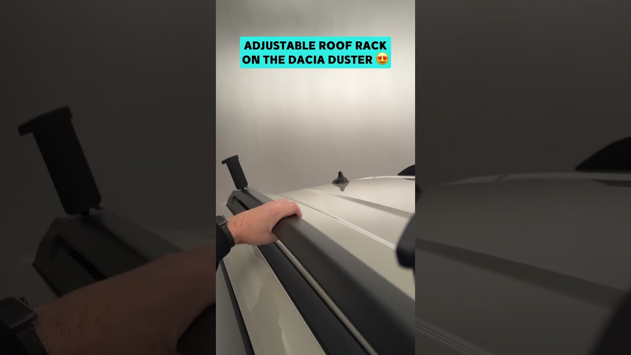 New Dacia Duster and its adjustable roof rack 😎
