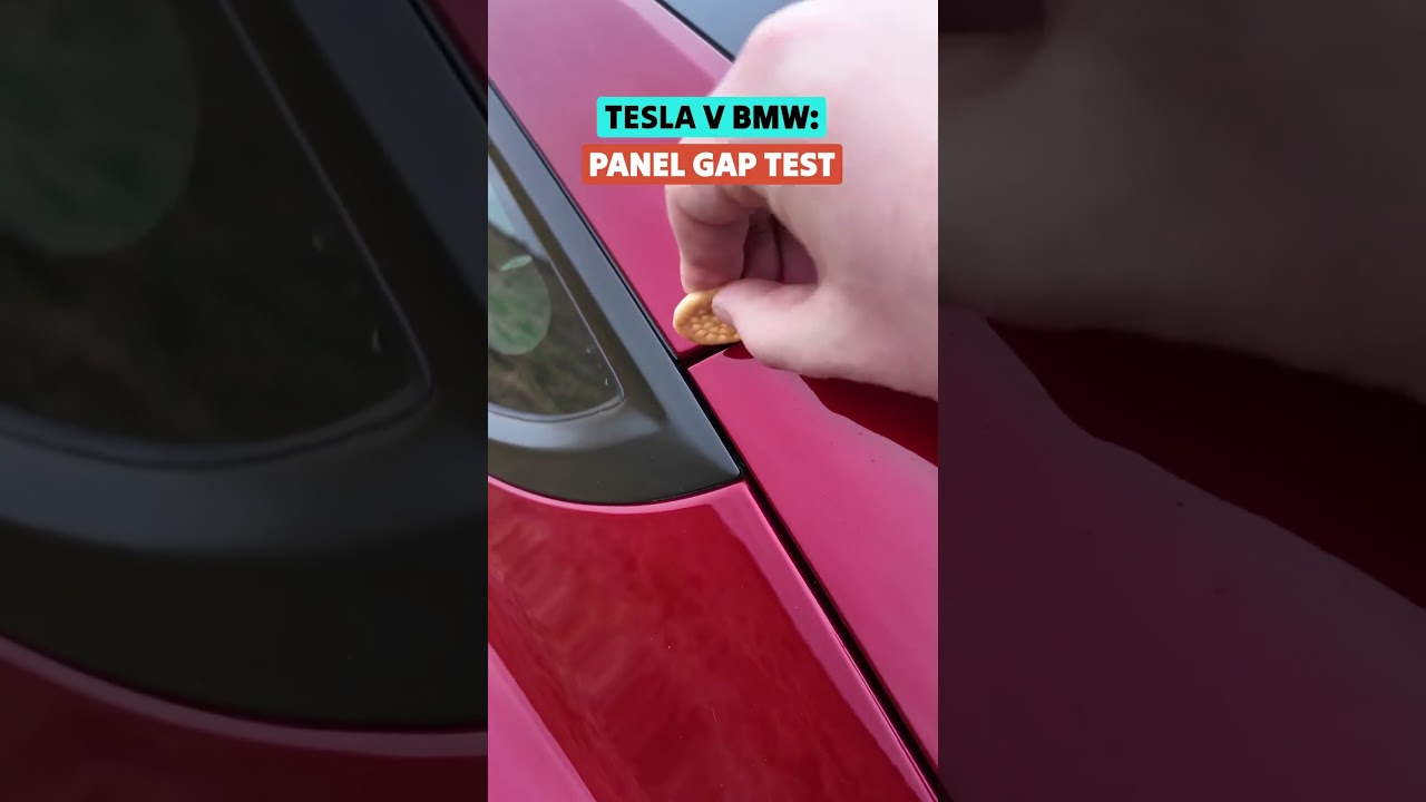 Tesla v BMW: PANEL GAP TEST