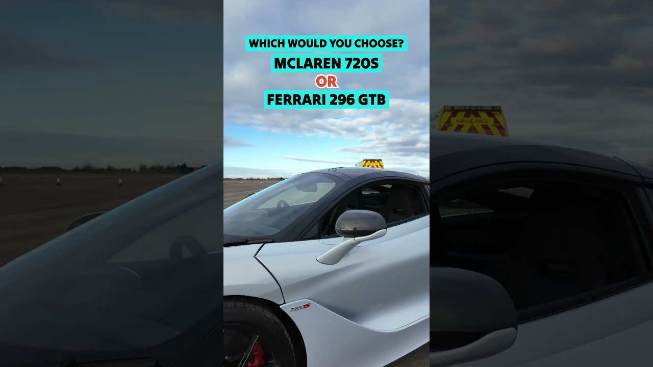 Are you a Ferrari or a McLaren person? 🤔