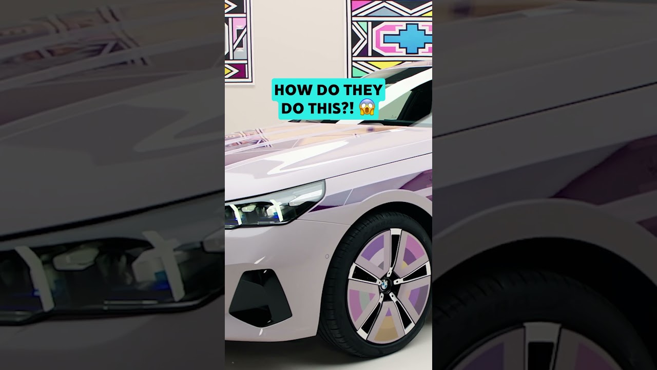 One-of-a-kind colour changing BMW 😱
