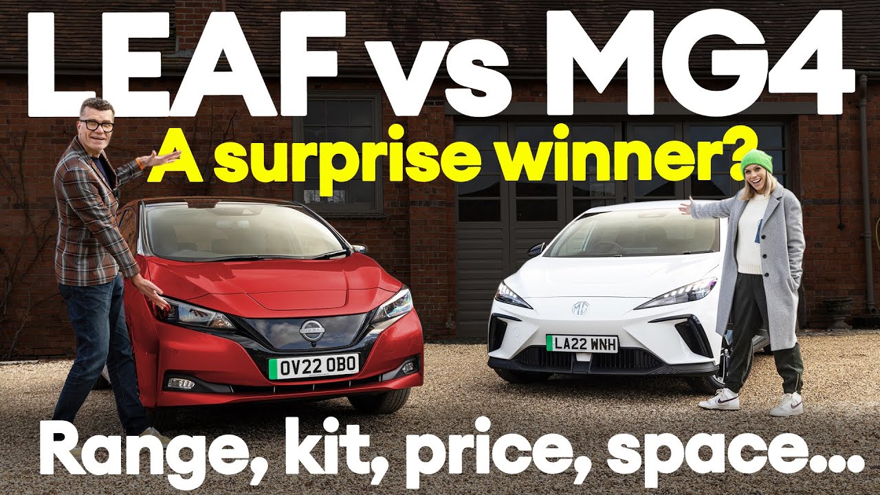 MG4 or Nissan LEAF: we crunch ALL the important numbers. A surprise winner? / Electrifying