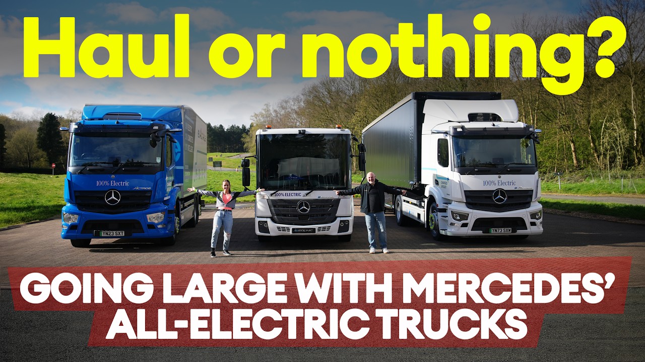 Haul right now? We hit the road in Mercedes’ AMAZING electric trucks | Electrifying.com