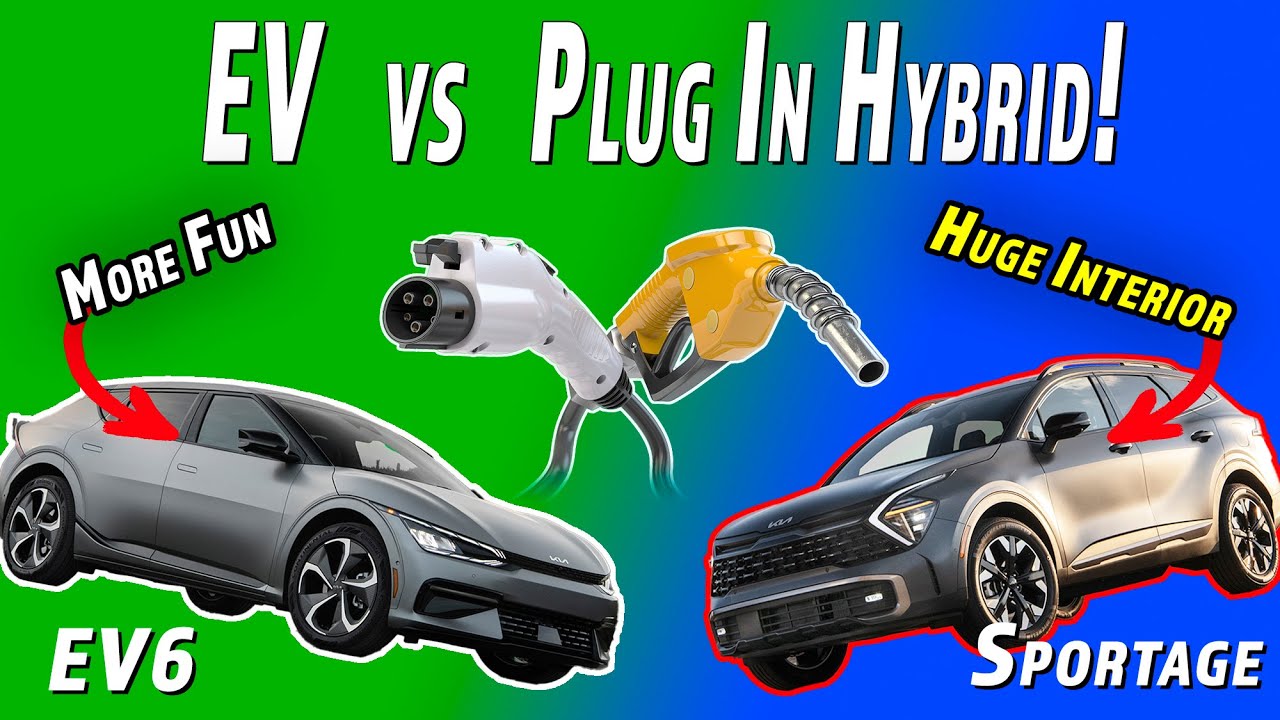 Which Is Right For You? An EV Or a Plug In Hybrid? Kia EV6 & Sportage PHEV Compared