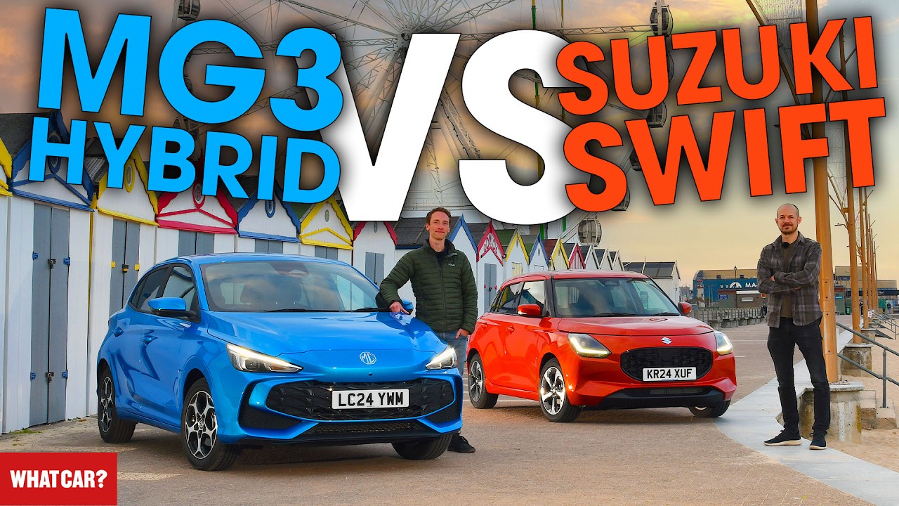 NEW MG3 vs Suzuki Swift review – does full hybrid beat mild hybrid?? | What Car?