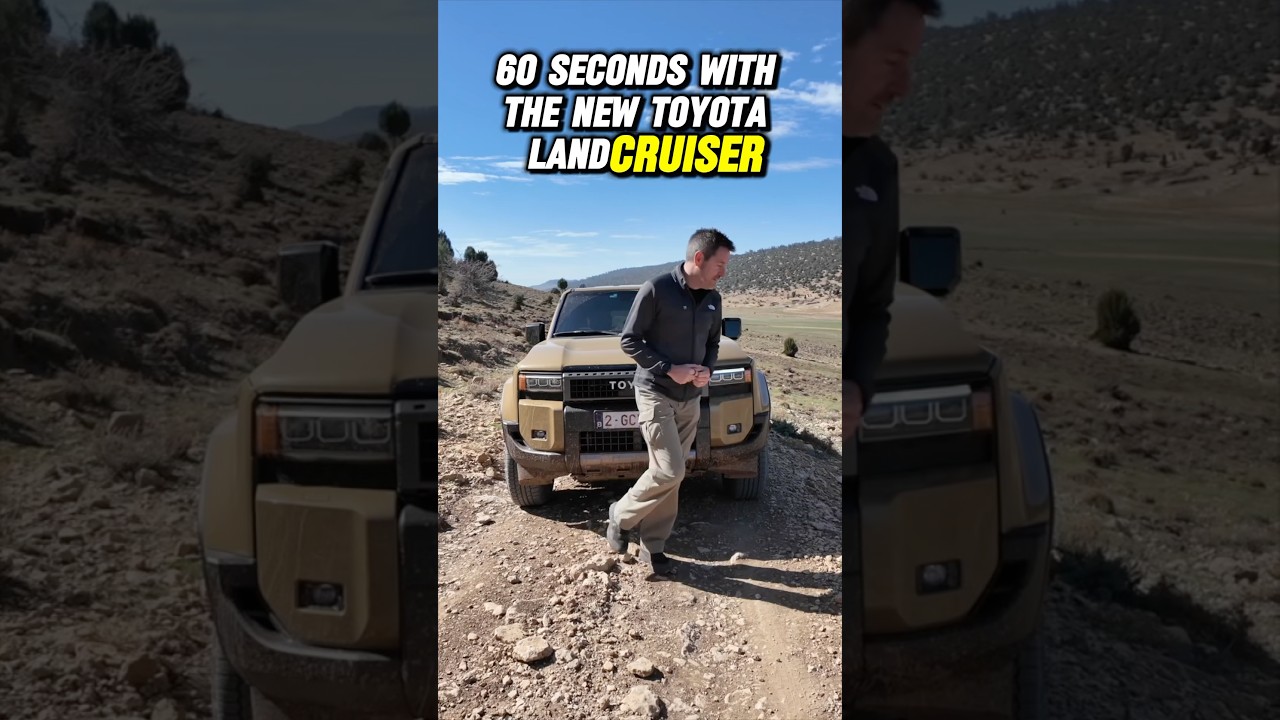 60 Seconds with the Toyota Land Cruiser ⏱️ #shorts #petrolped #toyota #toyotalandcruiserprado