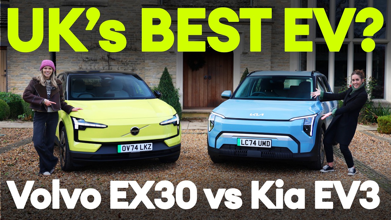 TWIN TEST: Kia EV3 vs Volvo EX30: we find the UK’s best electric car! | Electrifying