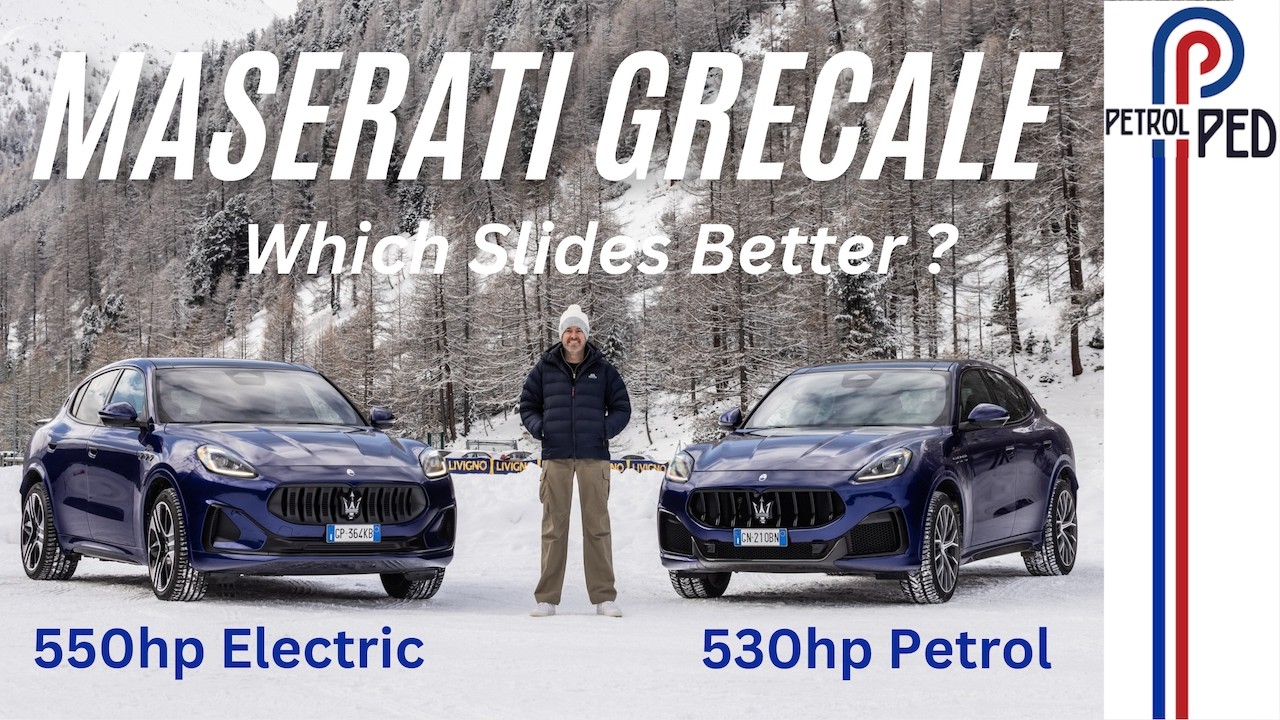 Maserati Grecale – Trofeo vs Folgore on Ice – Which slides better ?!