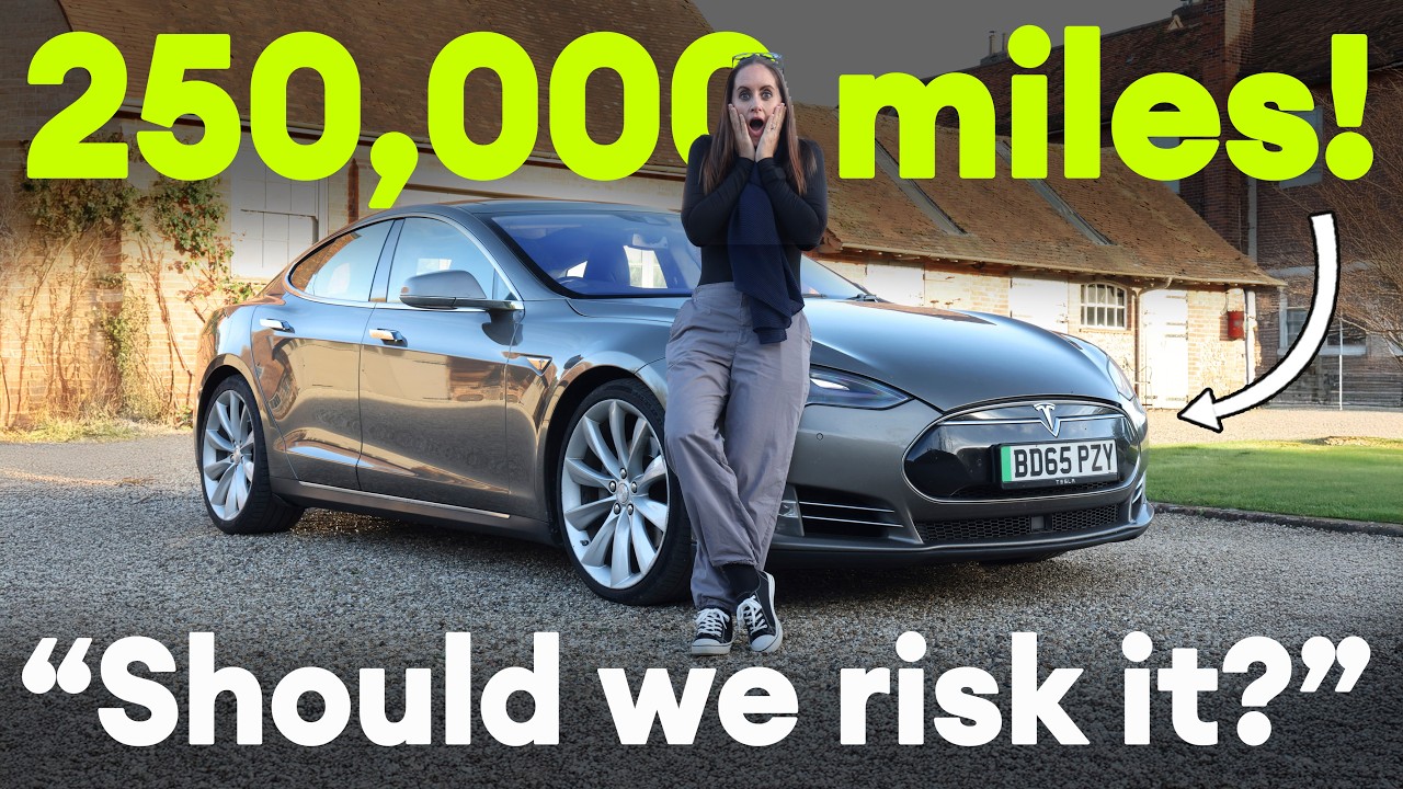 We drive a 250,000 mile Tesla Model S. | Electrifying