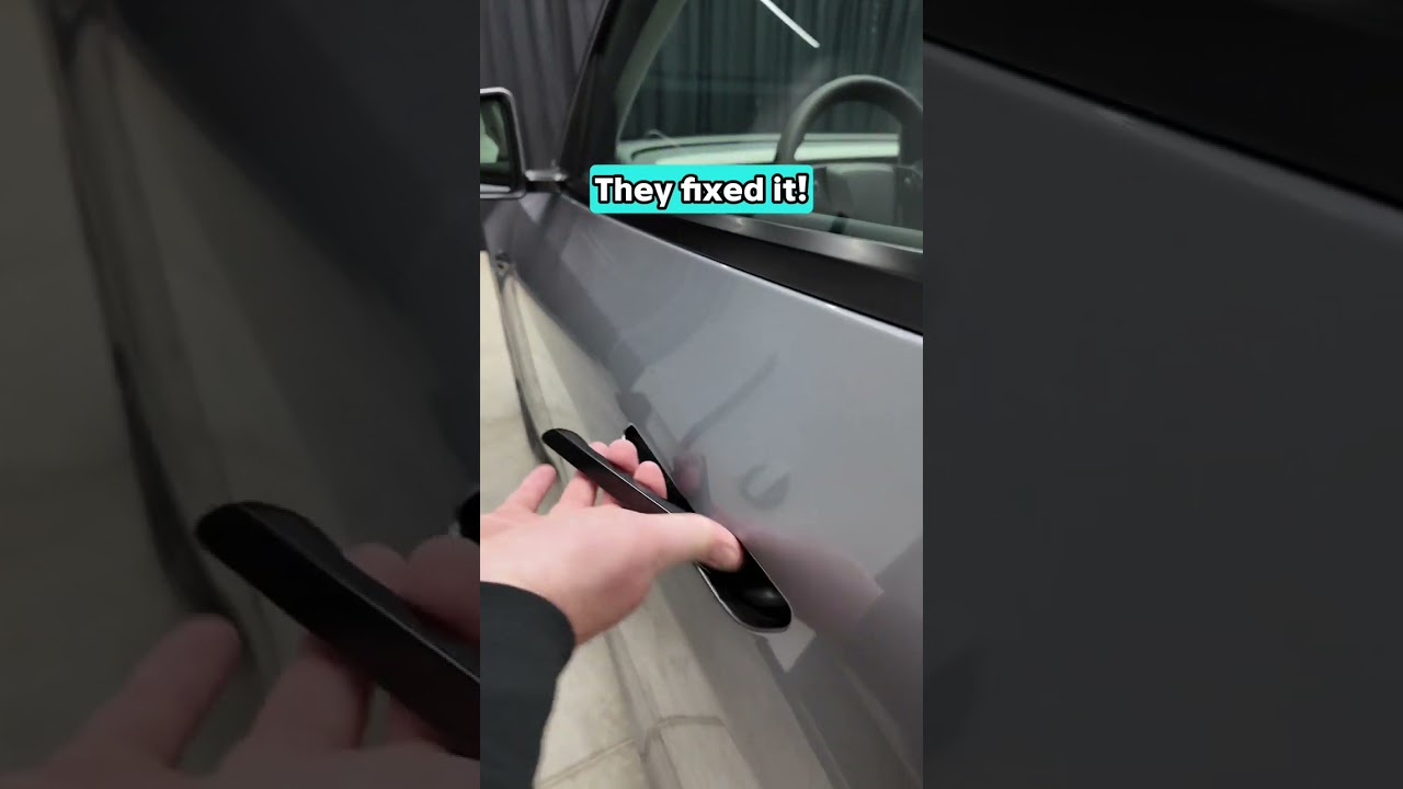 New Tesla Model Y… They fixed it!