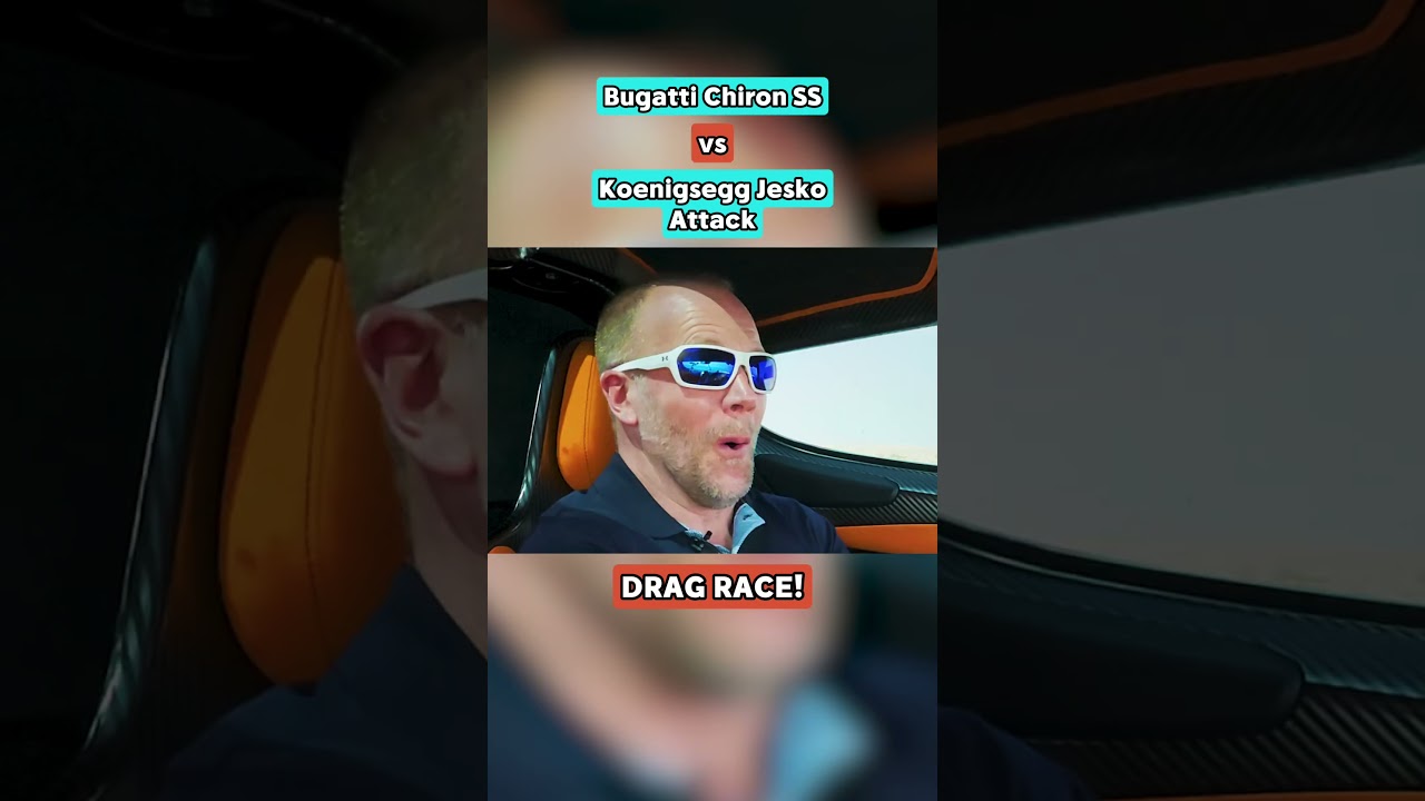 Koenigsegg vs Bugatti DRAG RACE! 🔥😱