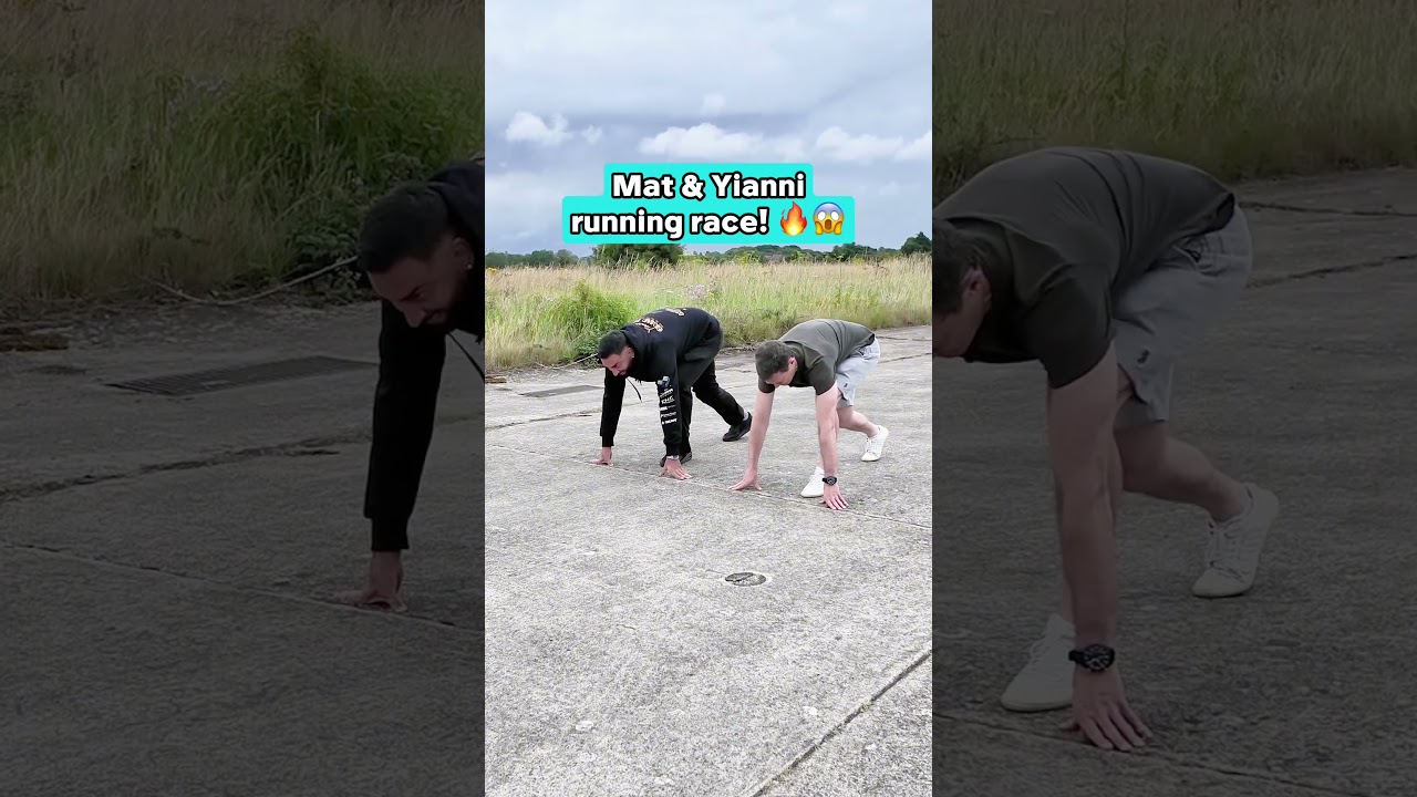 Mat & Yianni foot race is finally here! 😱🔥