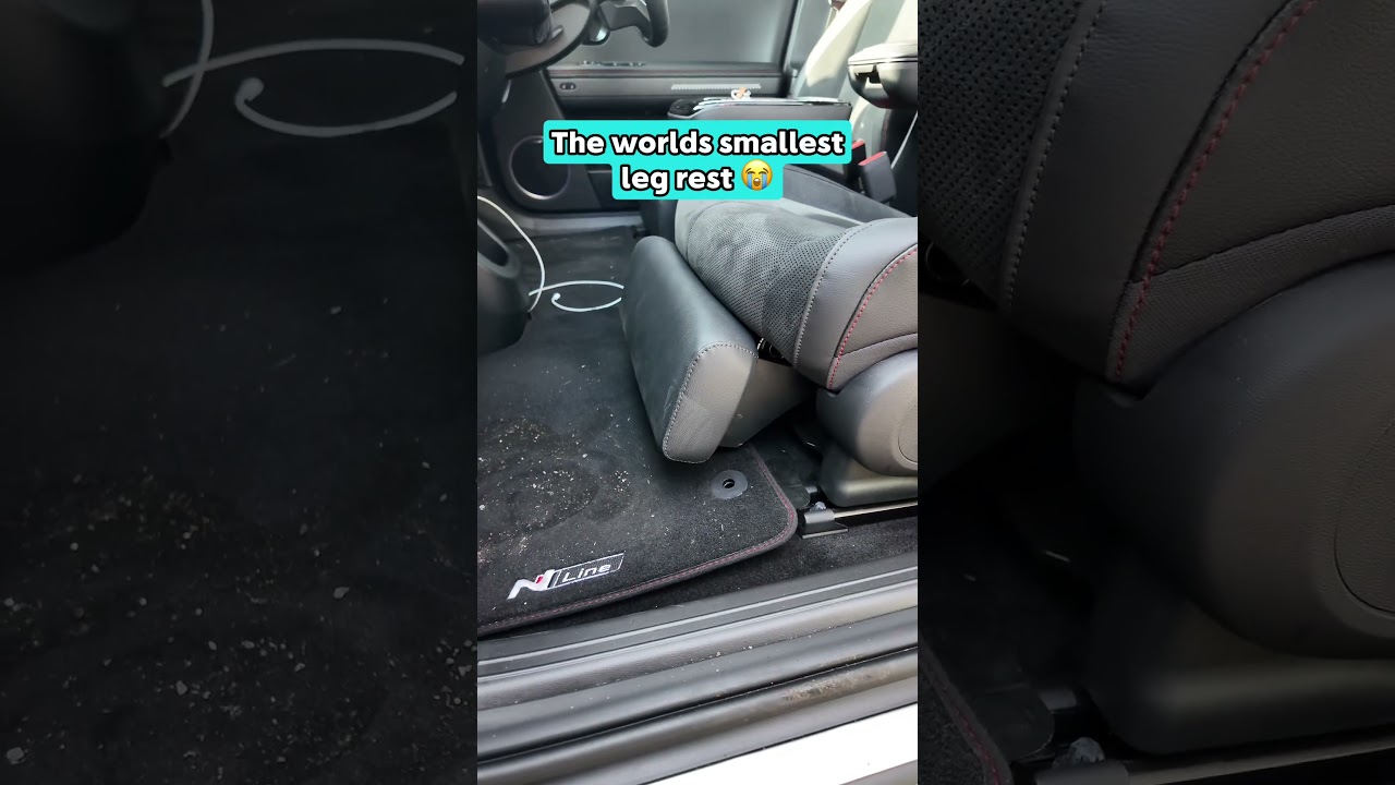 The worlds smallest leg rest 😭