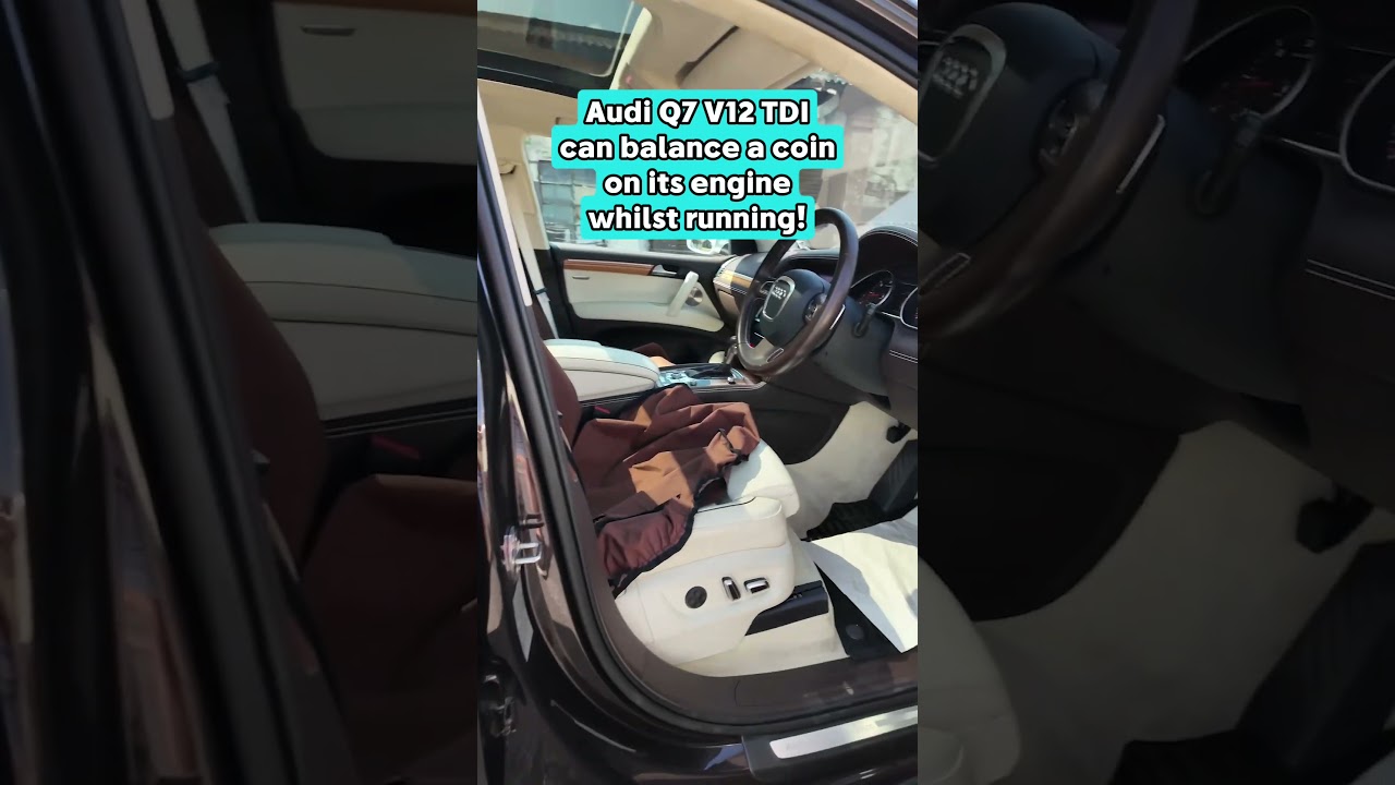 Audi Q7 V12 TDI, the smoothest diesel engine out there!