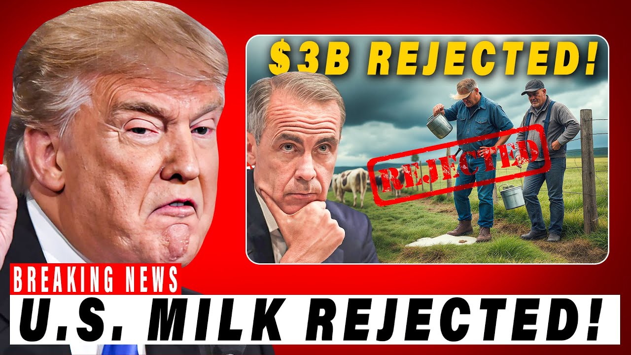 Trump IN DENIAL as $3 Billion Milk Shipment Rejected — Canada Shocks U.S. Farmers