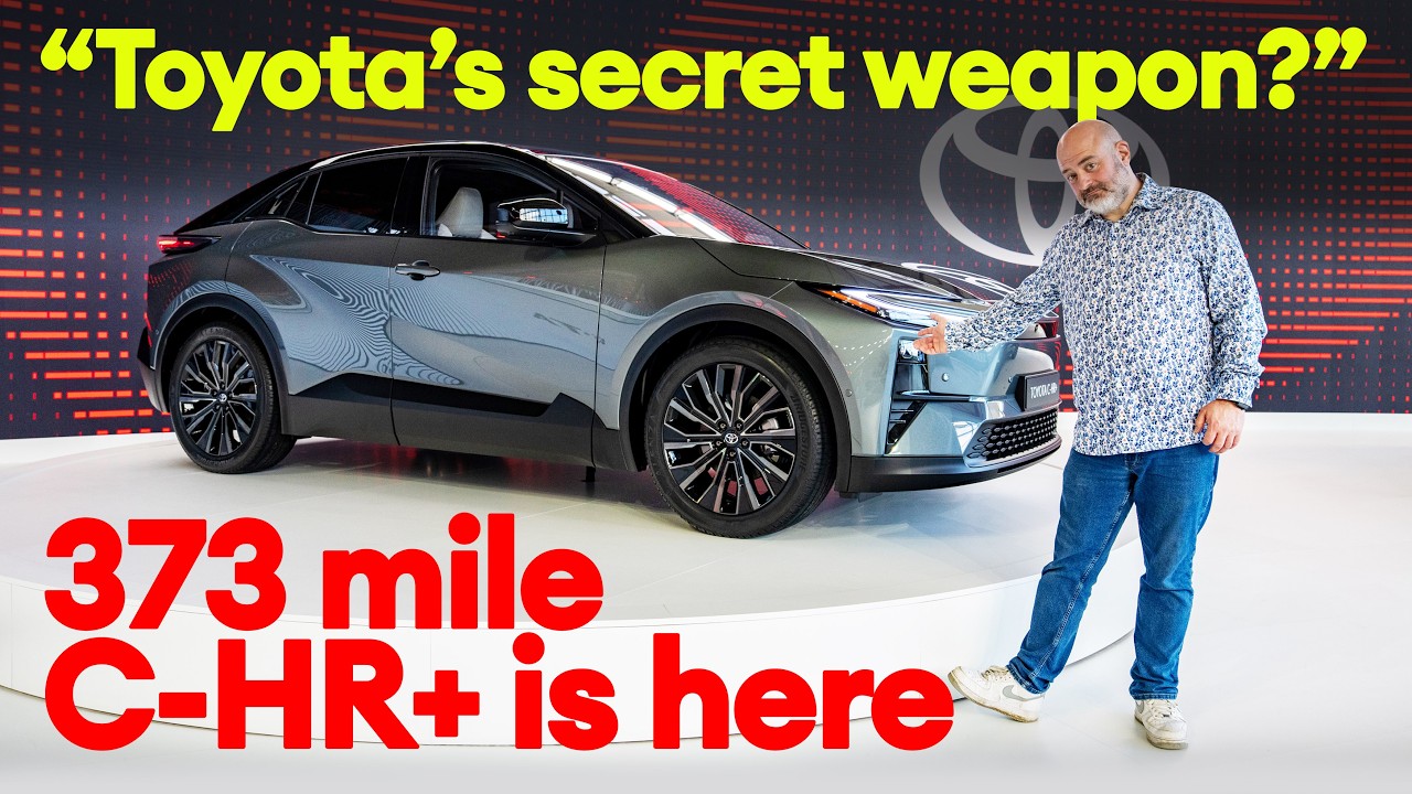FIRST LOOK: Toyota’s future EVs revealed. Will the 373 mile C-HR+ be a gamechanger?