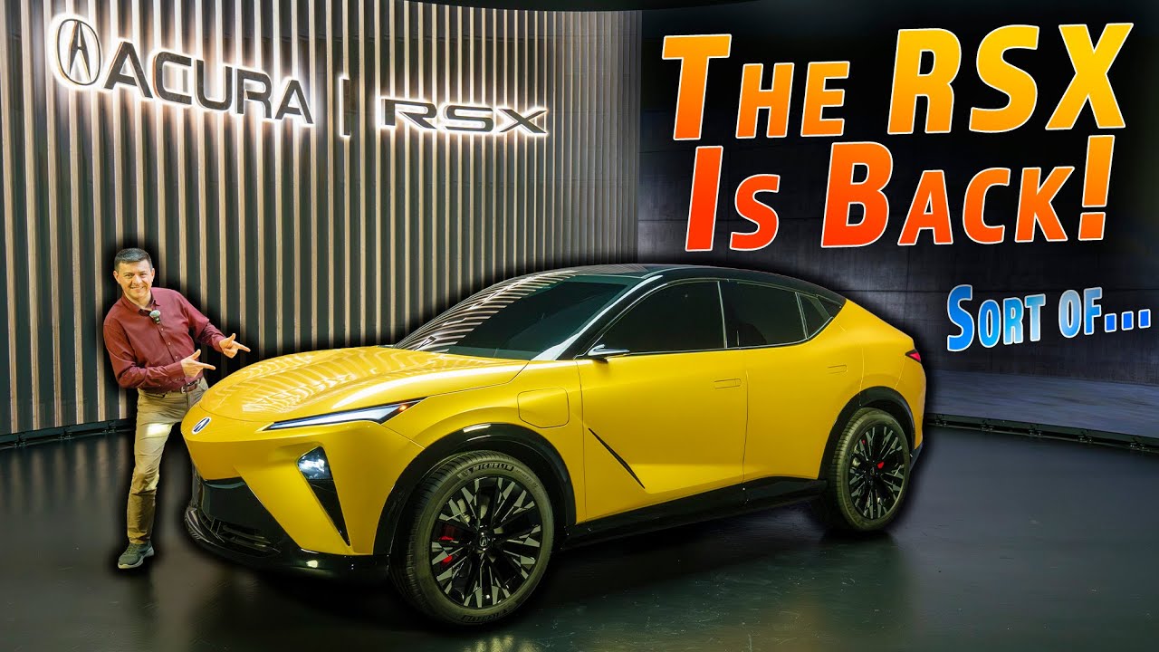 Acura’s RSX Prototype Shows The Future Of Acura EVs And Acura Styling