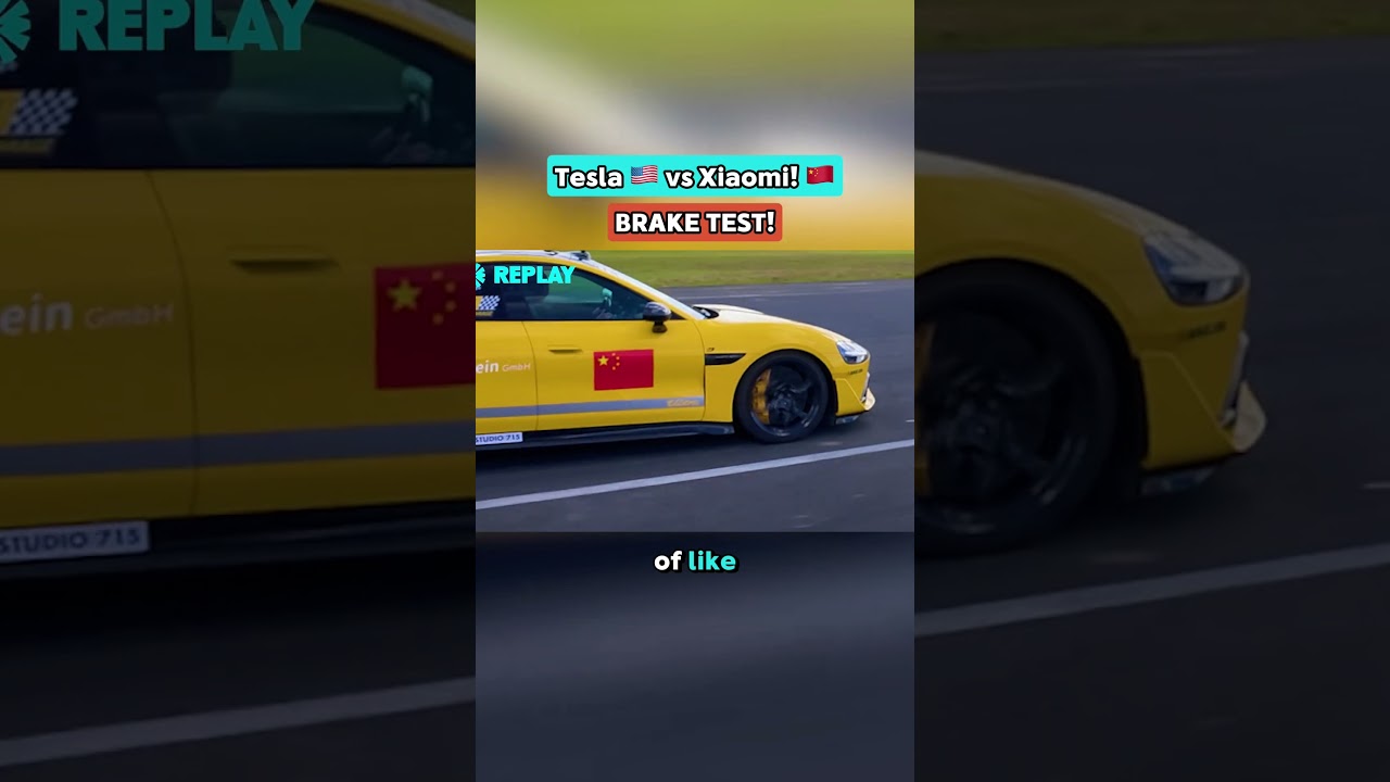 Xiaomi SU7 Ultra vs Tesla Model S Plaid BRAKE TEST!!! 🔥😱