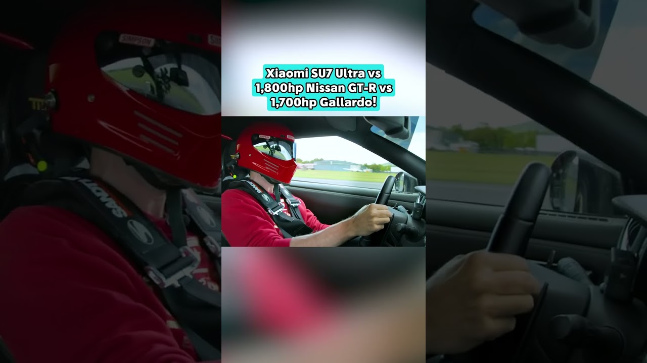 1500hp Xiaomi v 1800hp GTR v 1700hp Gallardo: DRAG RACE