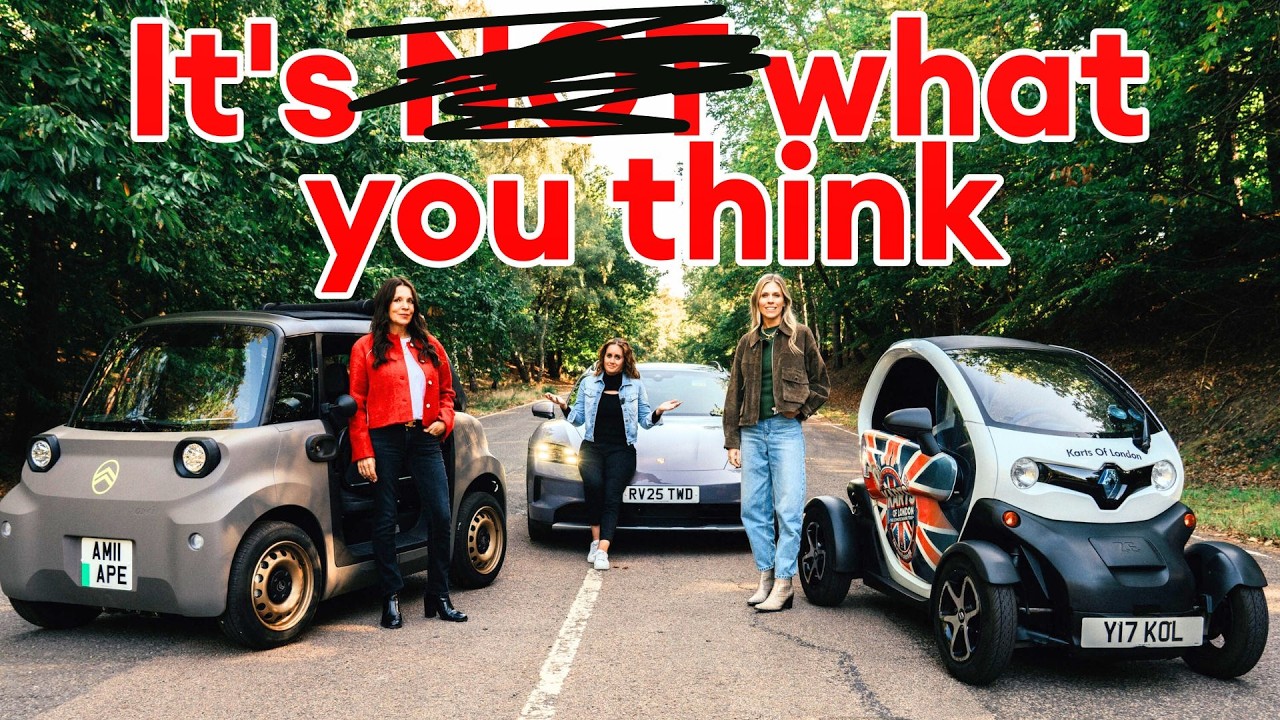 Porsche vs Renault Twizy vs Citroen Ami | We Hit 200,000 Subs… So We Did the Dumbest Drag Race Ever!