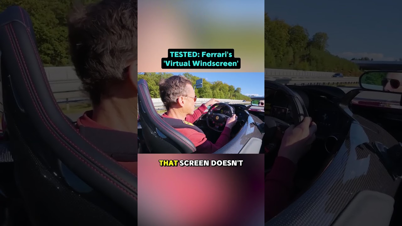 TESTED: Ferrari’s ‘Virtual Windscreen’ 😮