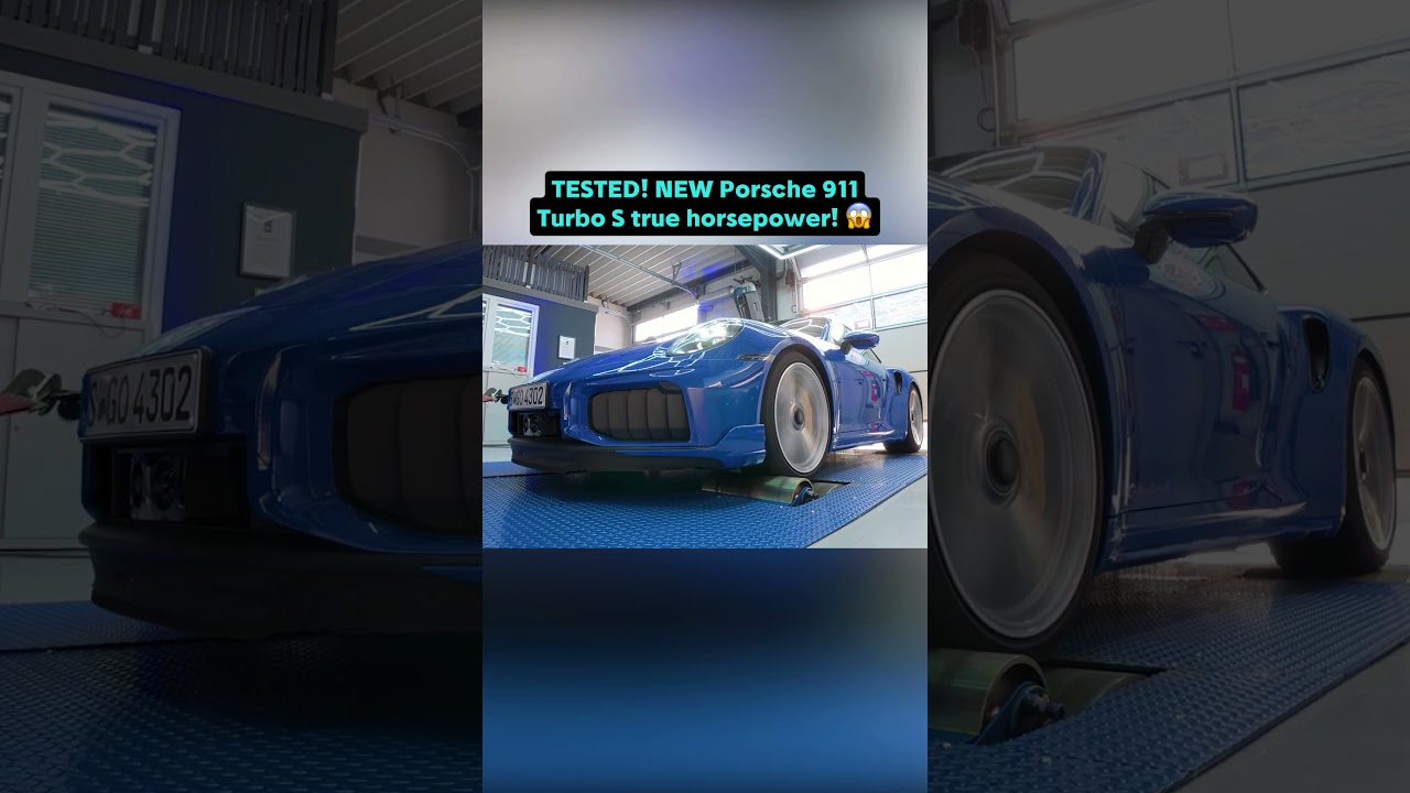New 911 Turbo S true power revealed!