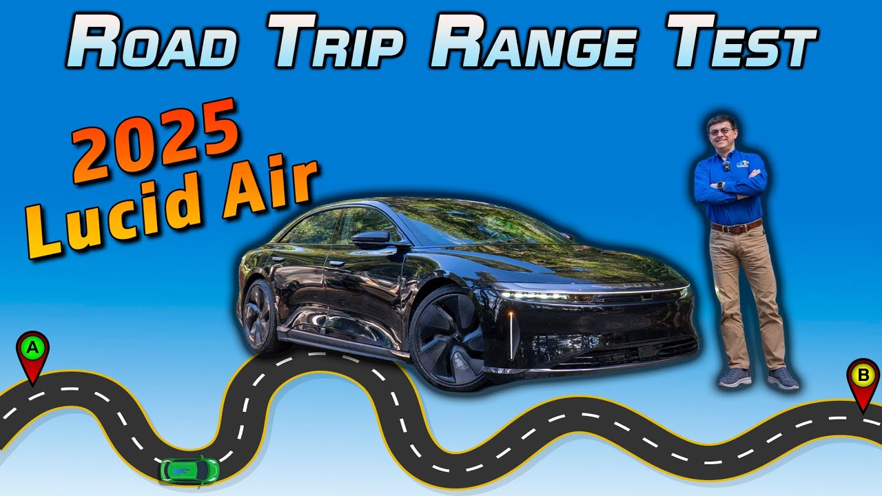 2025 Lucid Air Grand Touring Range Test | Insane Efficiency Yields Impressive Range