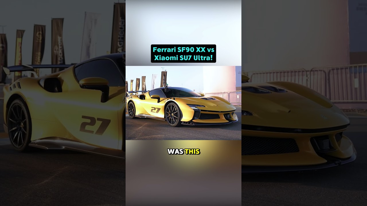 Can the cheaper Xiaomi really beat the mighty Ferrari SF90 XX?!