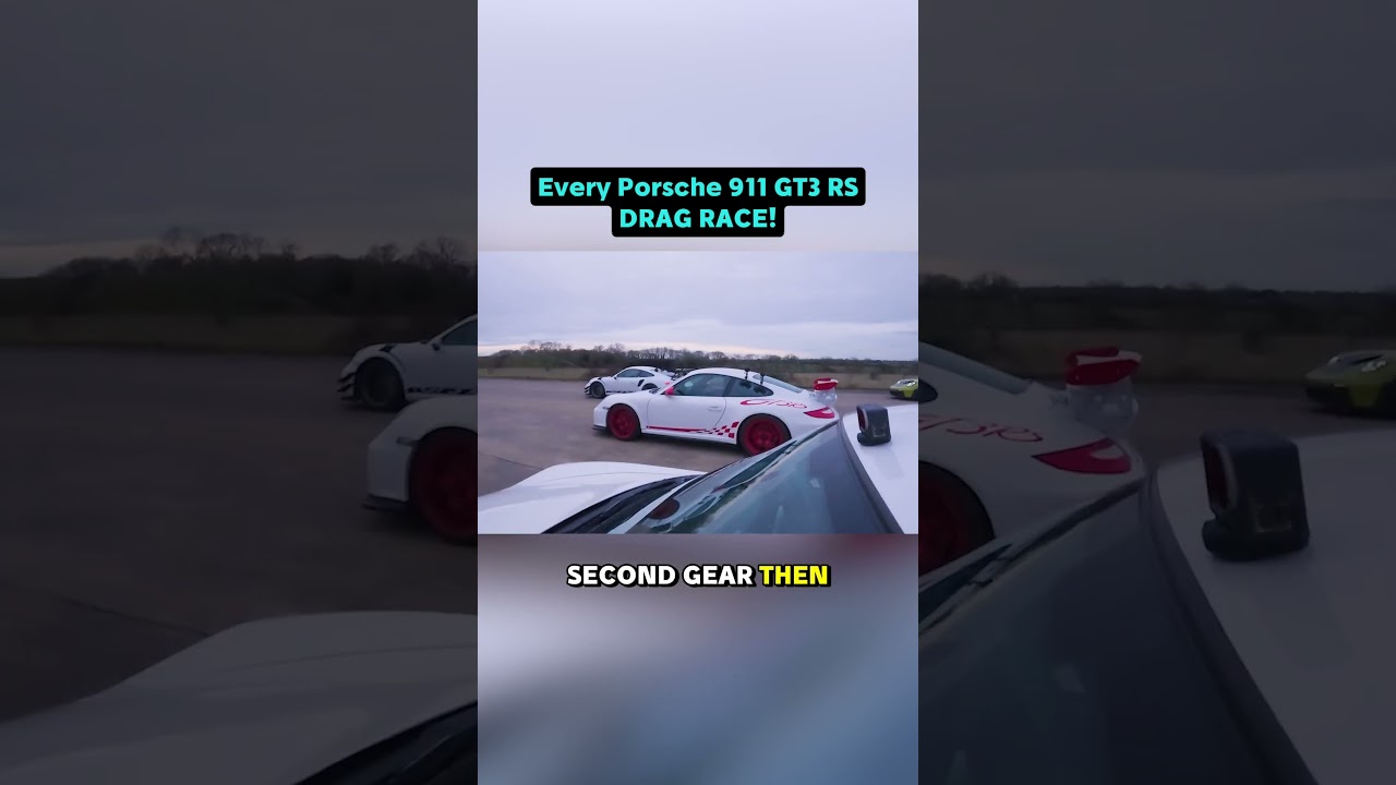 Every Porsche GT3 RS DRAG RACE!