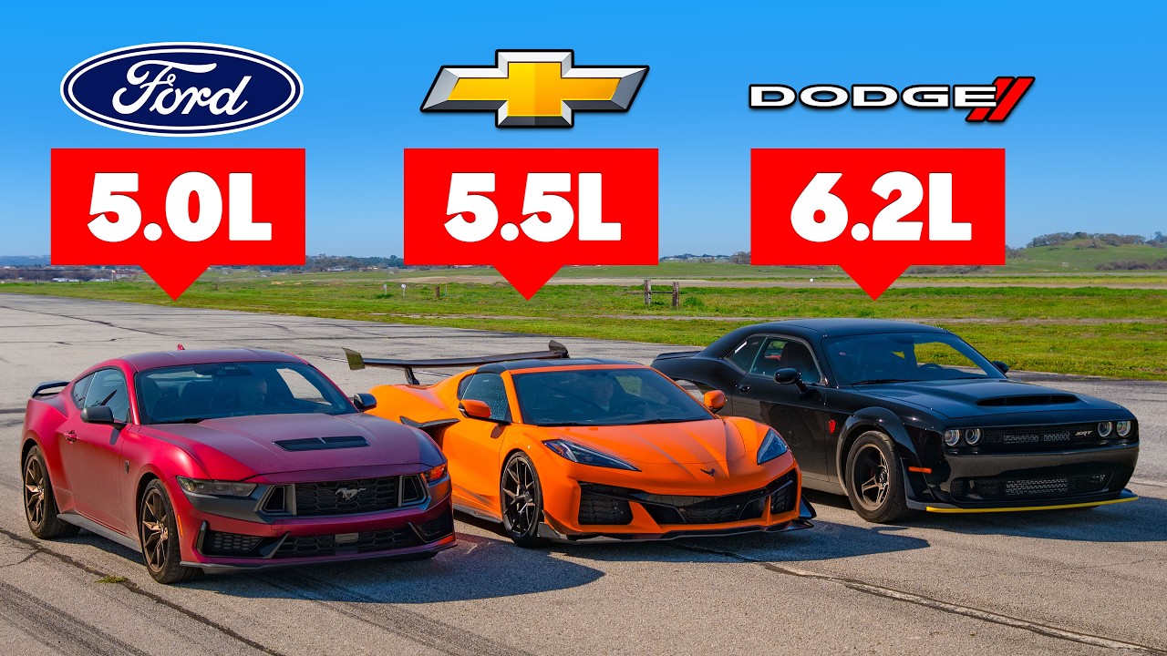 Who makes the BEST V8? DRAG RACE