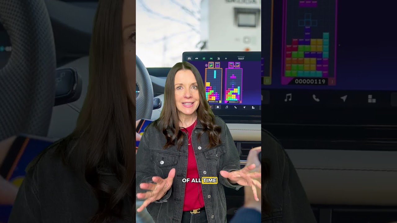 Skoda just did an upgrade! ⚡️🎮 #Gaming #ev #cars #new #tech