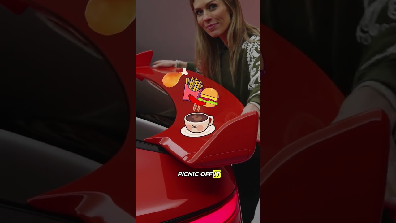 Think Nicki was feeling a bit peckish when she was filming this?🍦 #Cars #Genesis #ev #GV60 #New