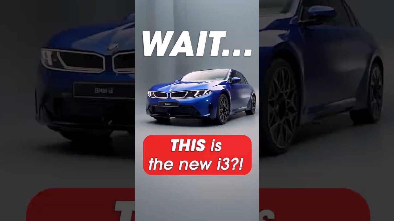 RIP MODEL 3?! New BMW i3 revealed… #automobile #electricvehicle #ytshorts #bmw #bmwi3 #tesla