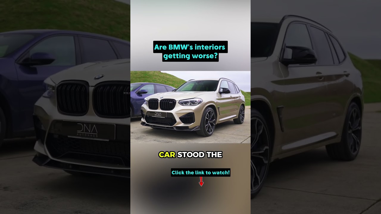 New BMW iX3 interior vs Old X3M interior!