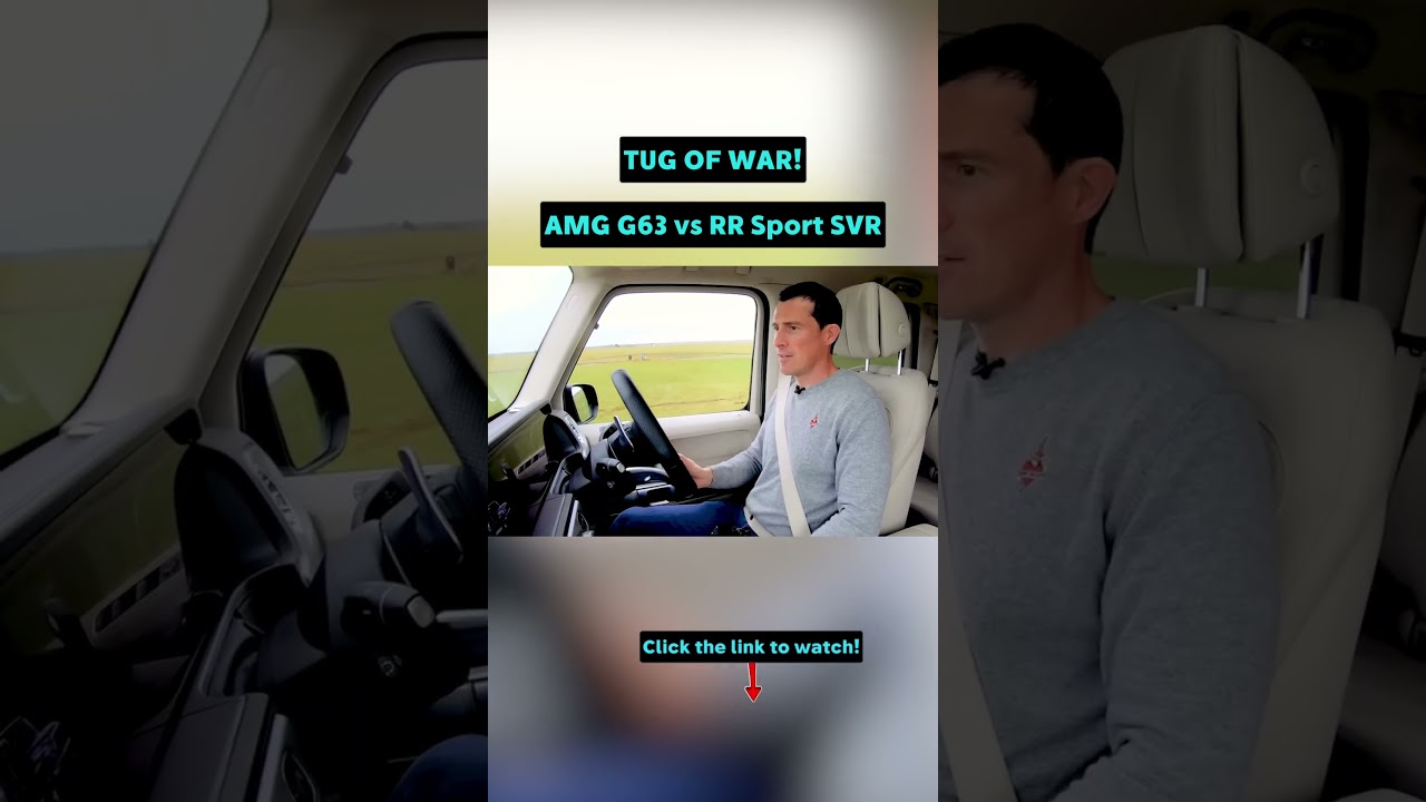 AMG G63 vs Range Rover Sport SVR: TUG OF WAR