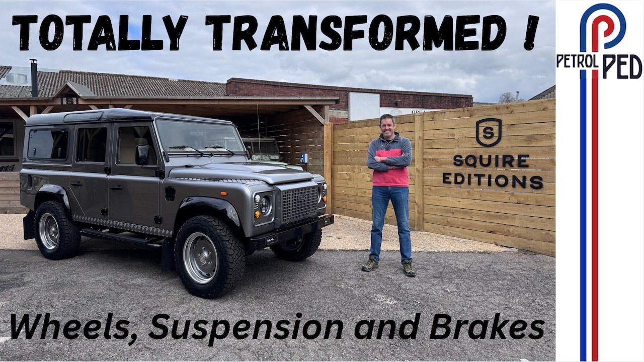 How to Make a Land Rover Defender Look Good, Corner AND STOP with Squire Editions !