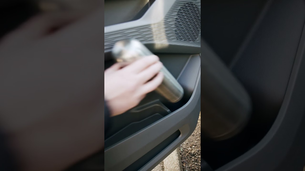 Smart storage secrets in the Volkswagen e-Transporter #ytshorts #shorts