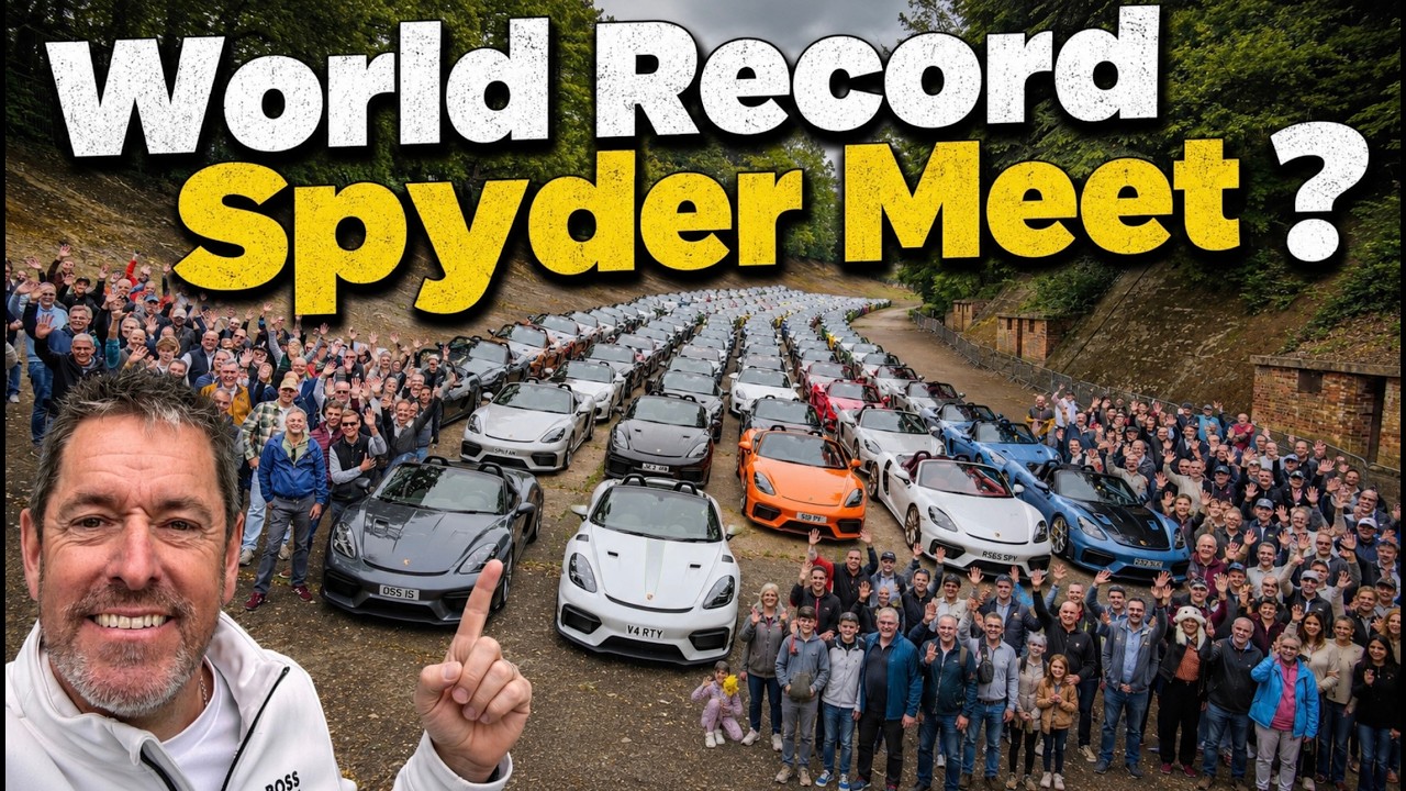 Is this the Biggest Ever Gathering of Porsche Spyders ?