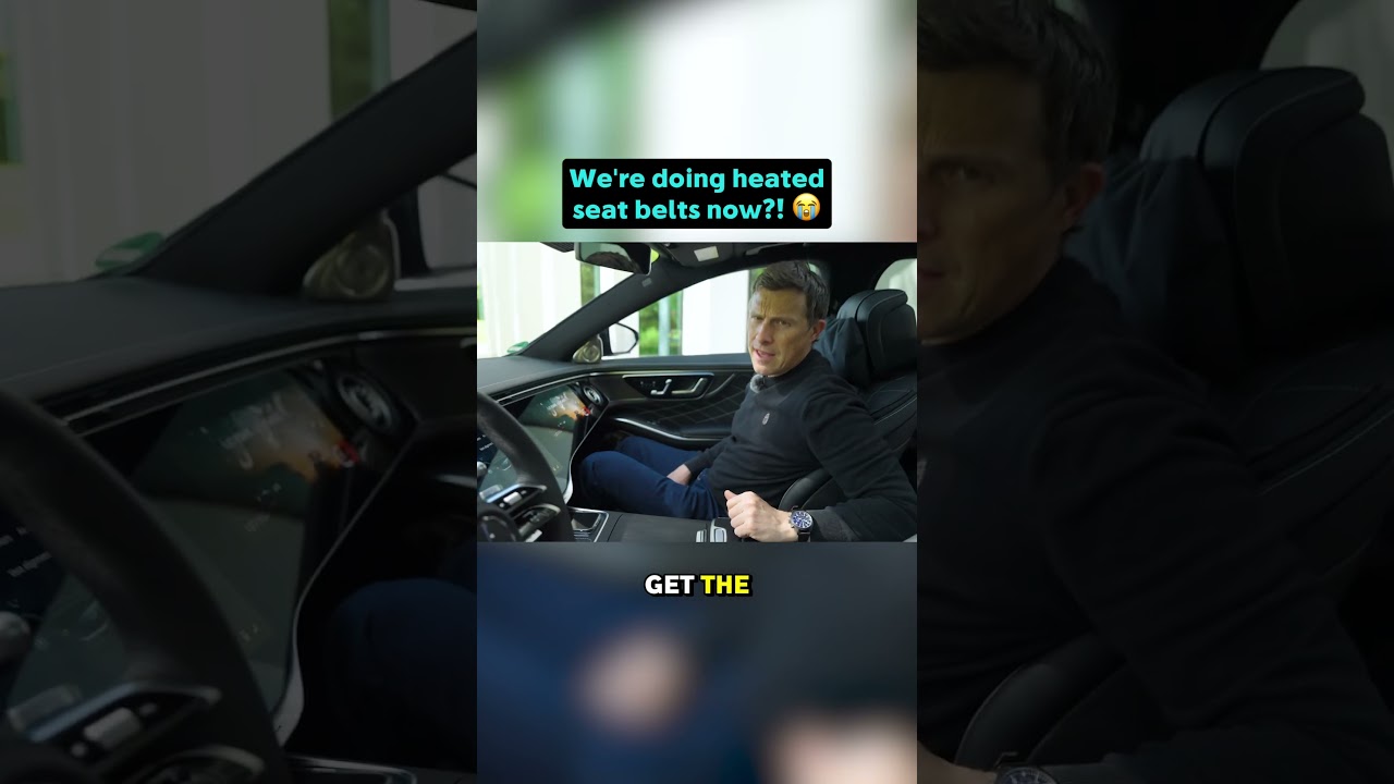 We’re doing heated seat belts now?! 😭