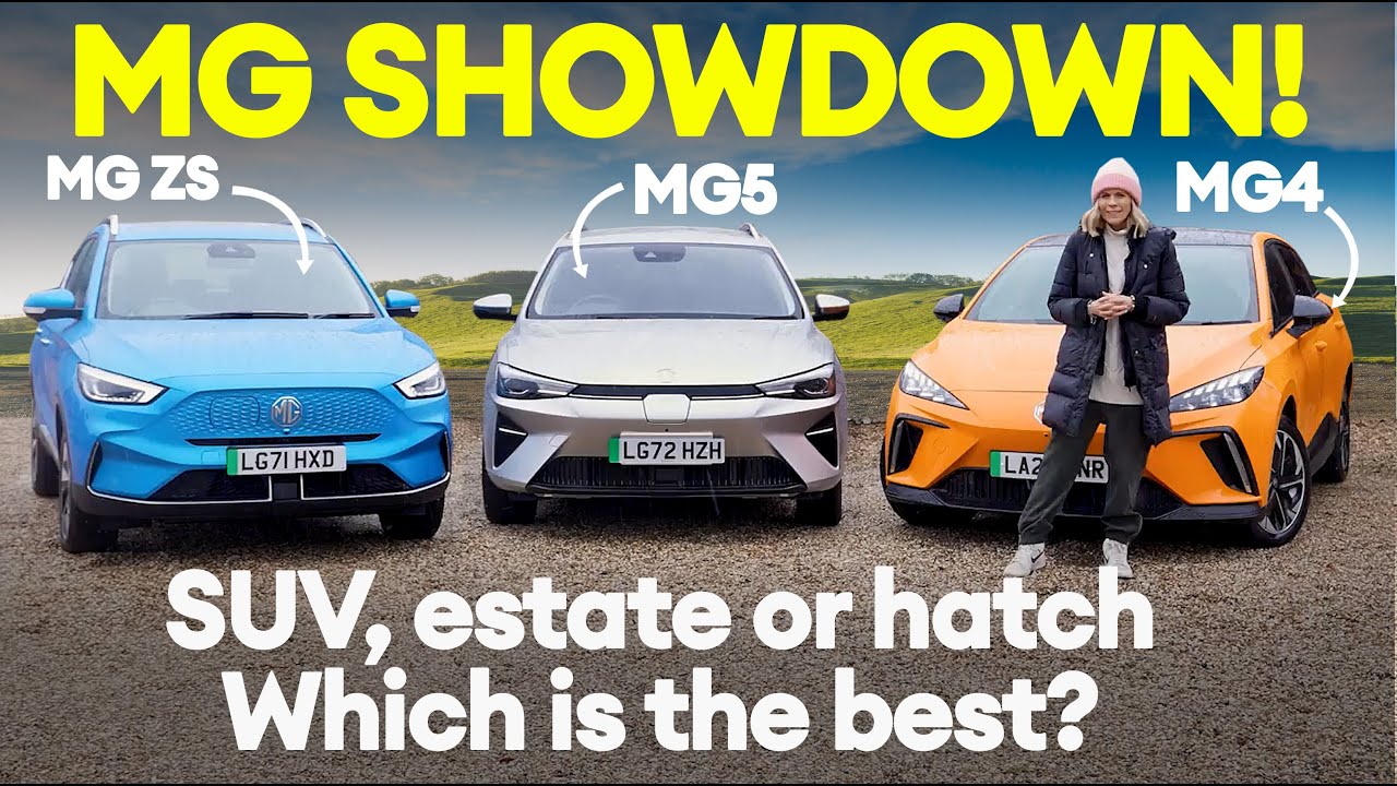 MG GROUP TEST: MG4 vs MG5 vs MG ZS – which is right for YOU? | Electrifying