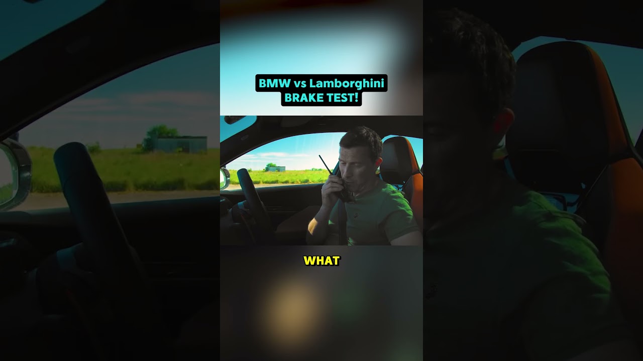 BMW vs Lamborghini Brakes! 🔥
