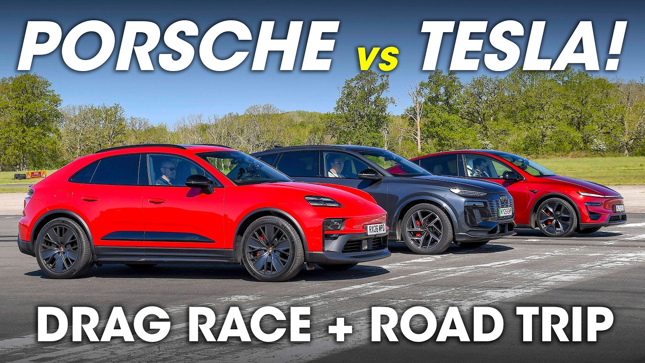 Tesla Model Y Performance vs Porsche Macan GTS – Tesla Falls Apart at 140mph!