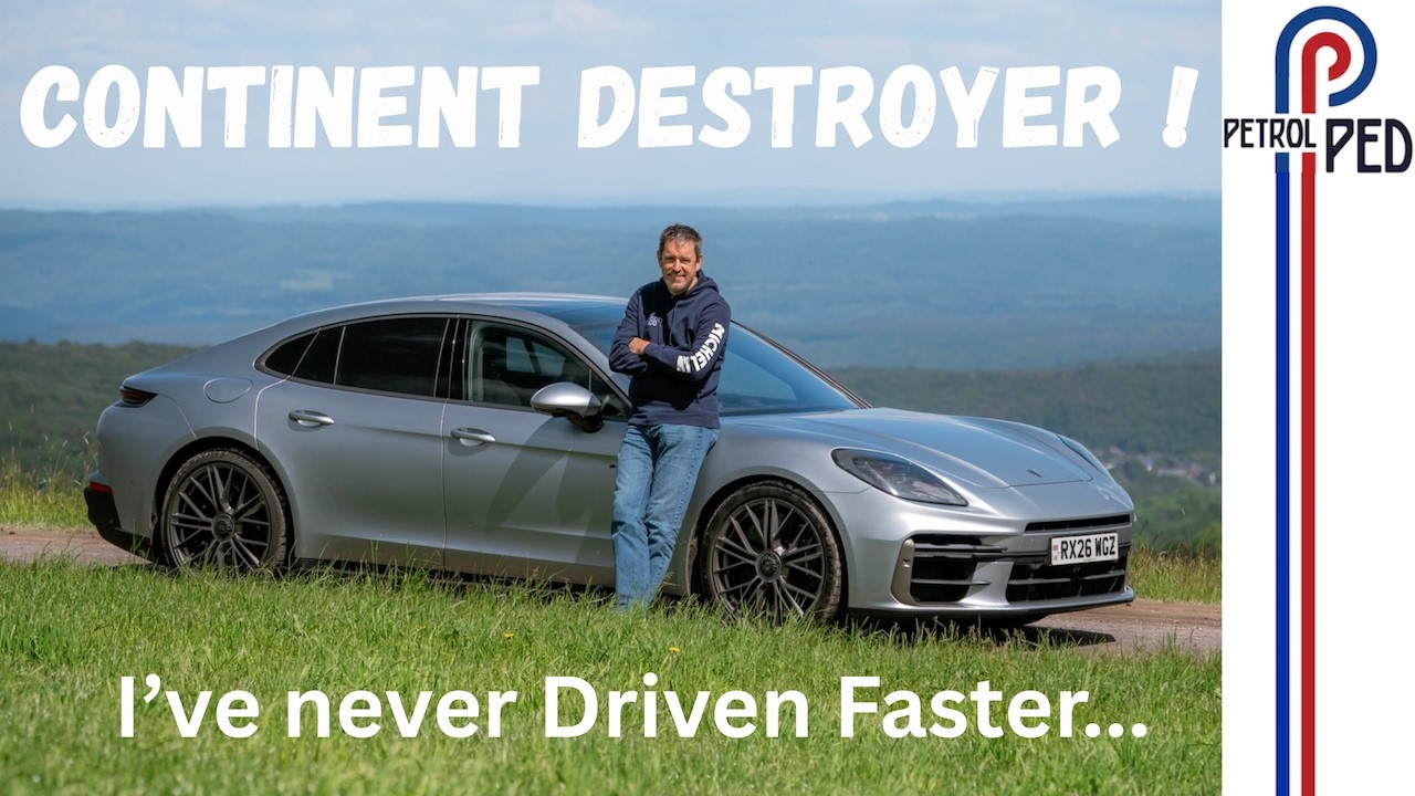 Maxing the Porsche Panamera Turbo S eHybrid on the way to the Nurburgring 24 Hour !