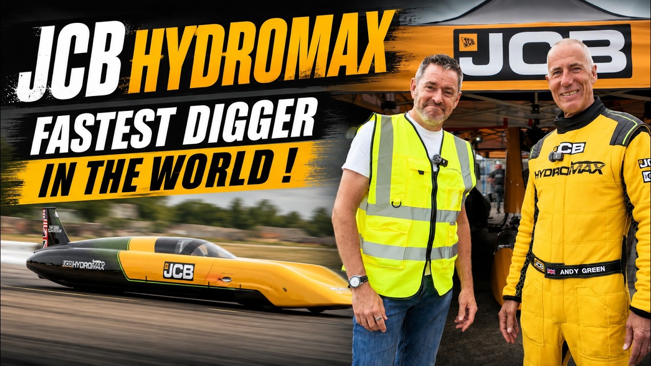Can the JCB Hydromax Smash the Land Speed Record ?