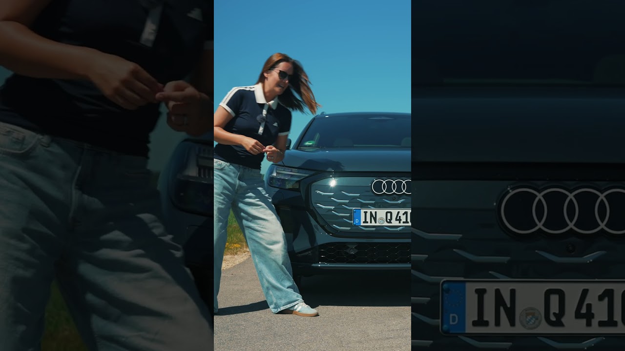 Meet the new Alien Q4 e-tron! Sorry- Audi Q4 e-tron.#evreviews #audi #cars #alien