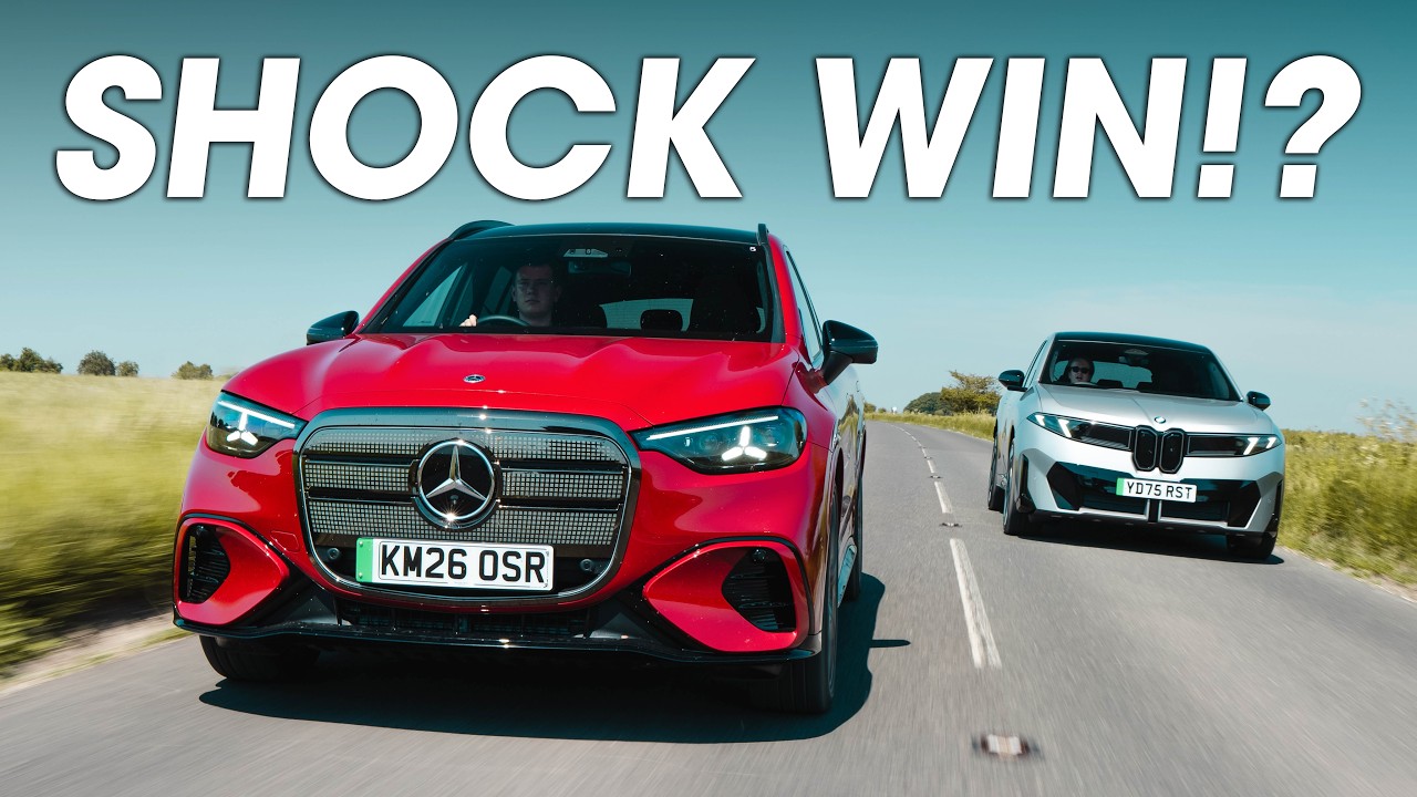 350-mile test! New Mercedes GLC vs BMW iX3 ROAD TRIP