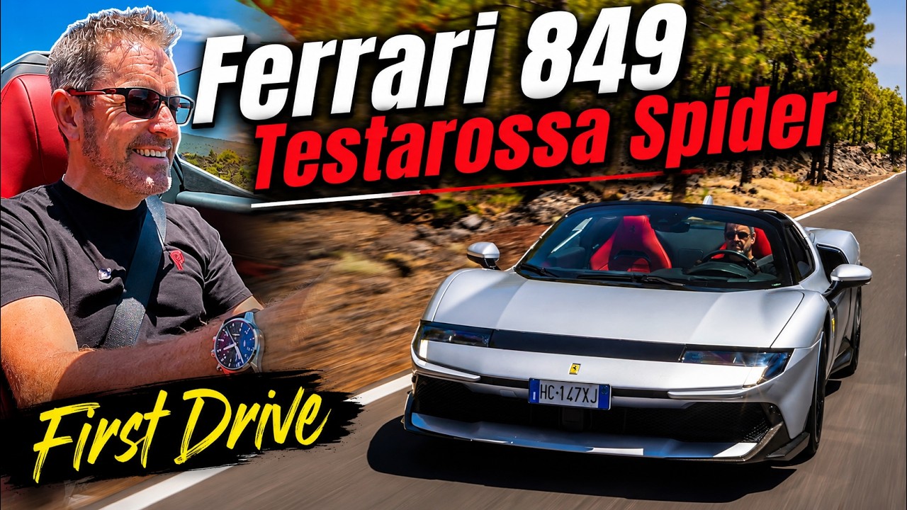 FIRST DRIVE | Ferrari 849 Testarossa Spider – Is 1050hp too much for the road ?