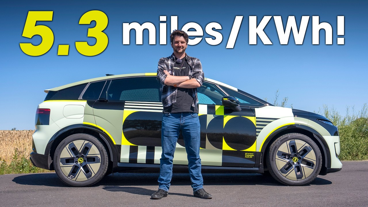 NEW Audi A2 e-tron review – PLUS real-world EFFICIENCY test!