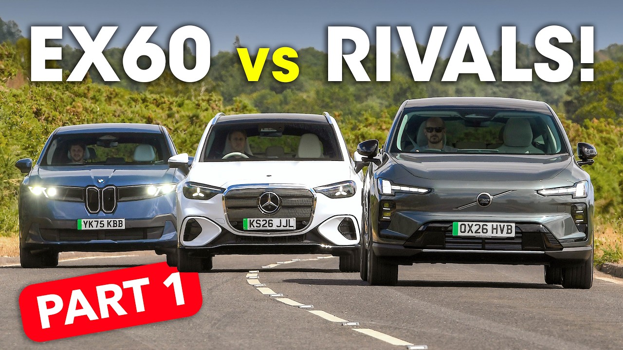 Volvo EX60 vs BMW iX3 vs Mercedes GLC — Electric SUV Group Test (Part 1)